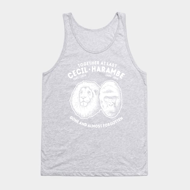 Cecil Harambe Together At Last T-Shirt Tank Top by dumbshirts